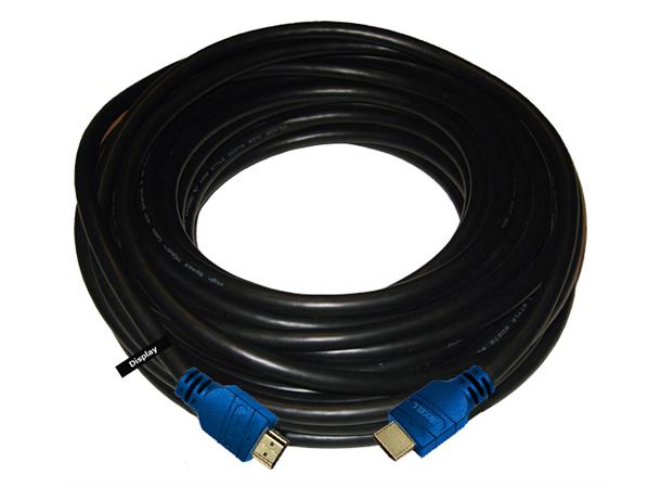 Accell HDMI High-Speed HEC - 20m Aktiv HDMI Kabel 24AWG Sort 4K